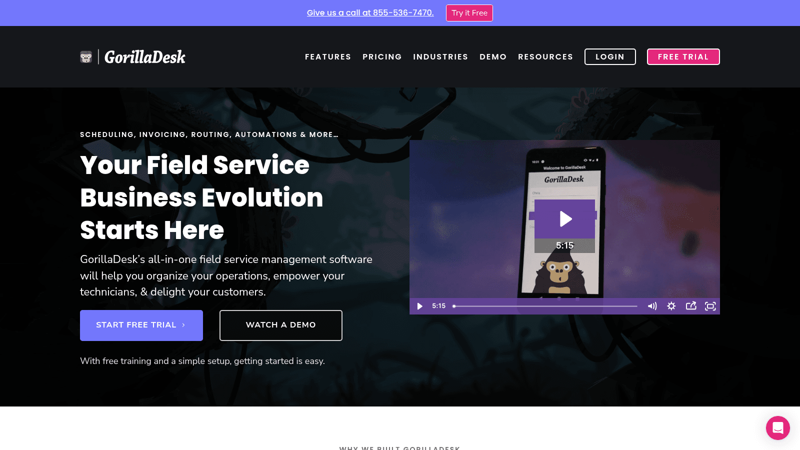 GorillaDesk as a top Jobber alternative