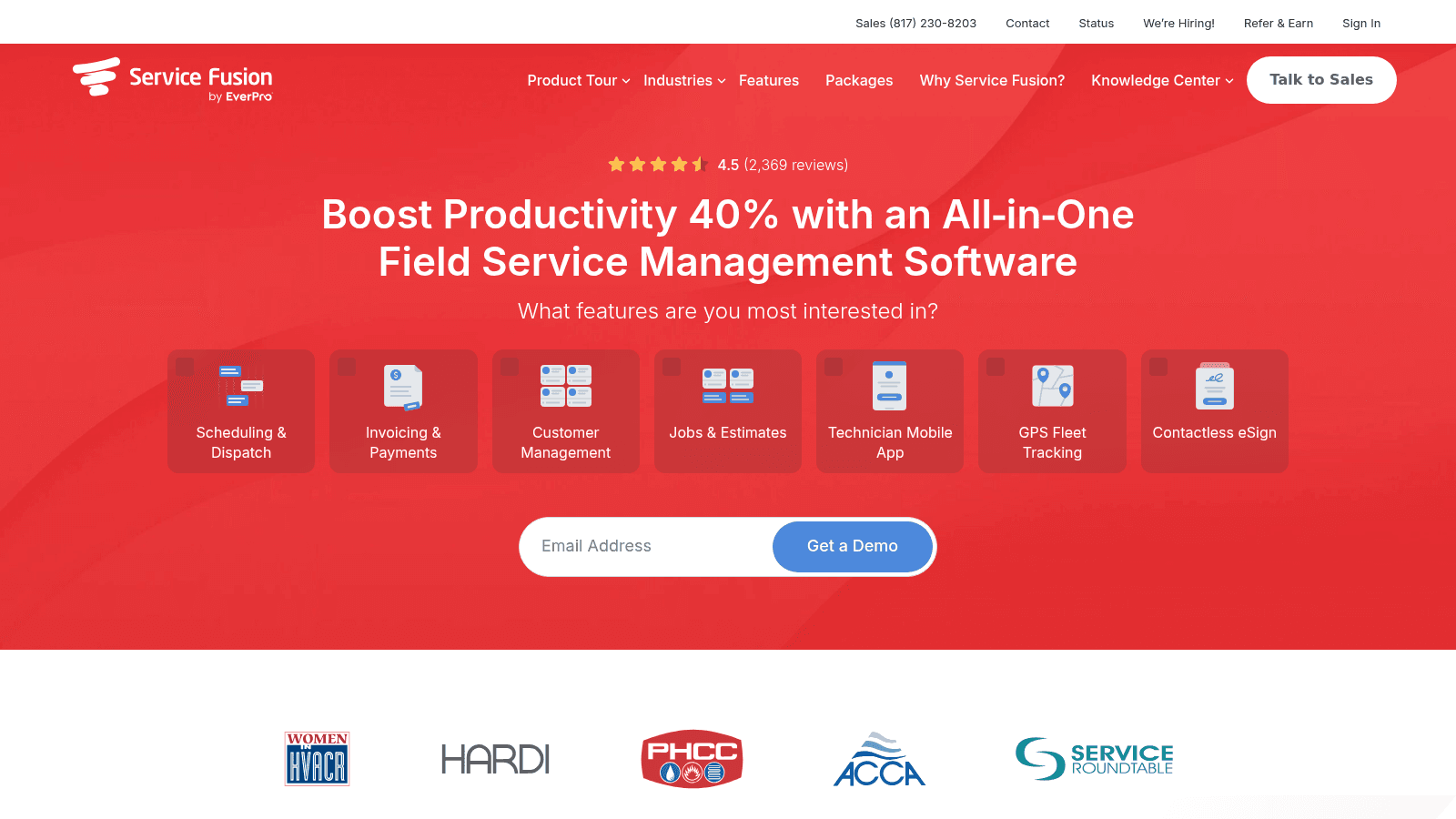 Service Fusion as a top ServiceTitan alternative