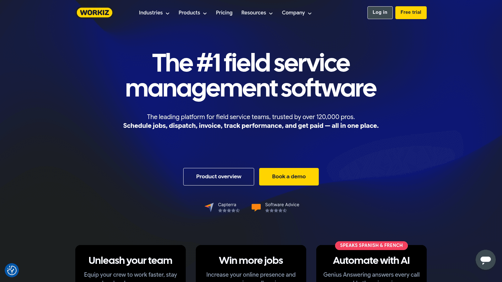 Workiz as a top ServiceTitan alternative